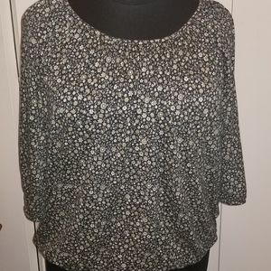 EUC Michael Kors Blouson Peasant Top